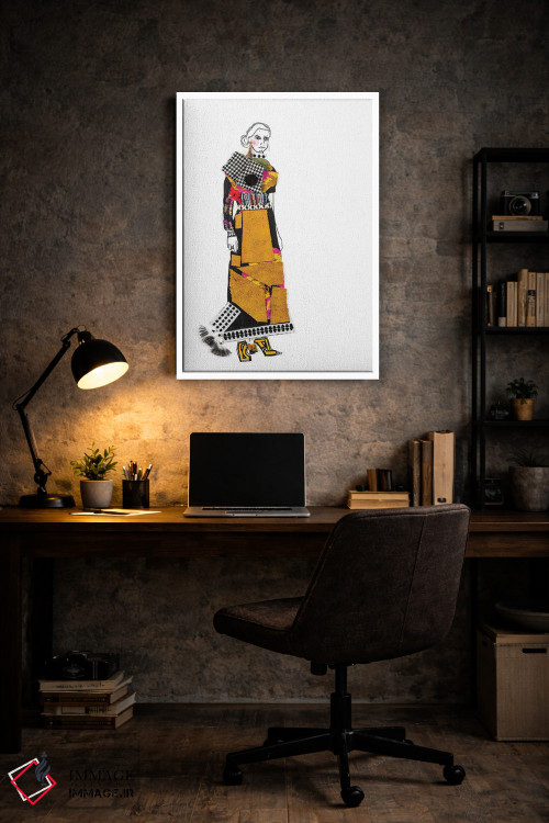 تابلو دکوراتیو او هشت اثر مردیت استیل - D6W