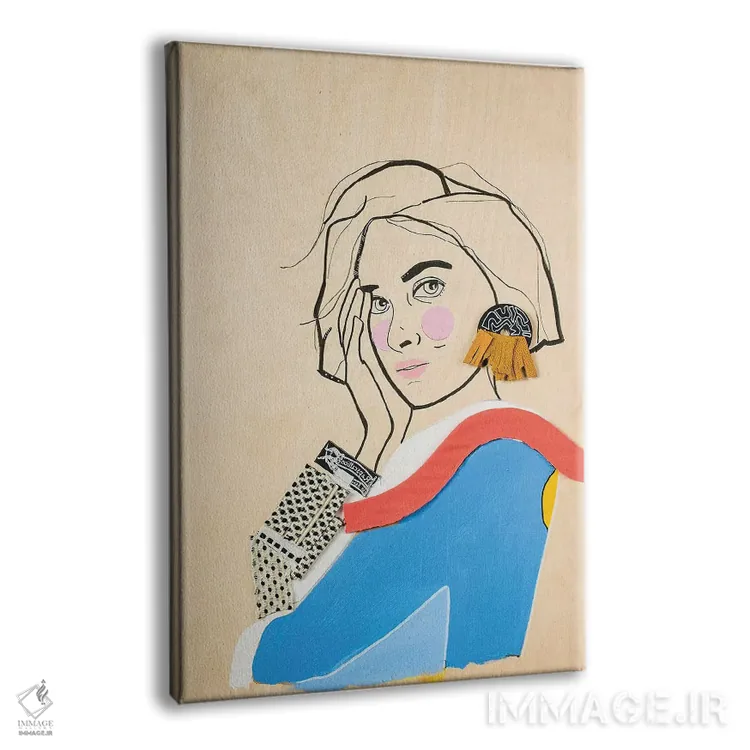 تابلو دکوراتیو او دوازده اثر مردیت استیل - نمای پرسپکتیو محصول