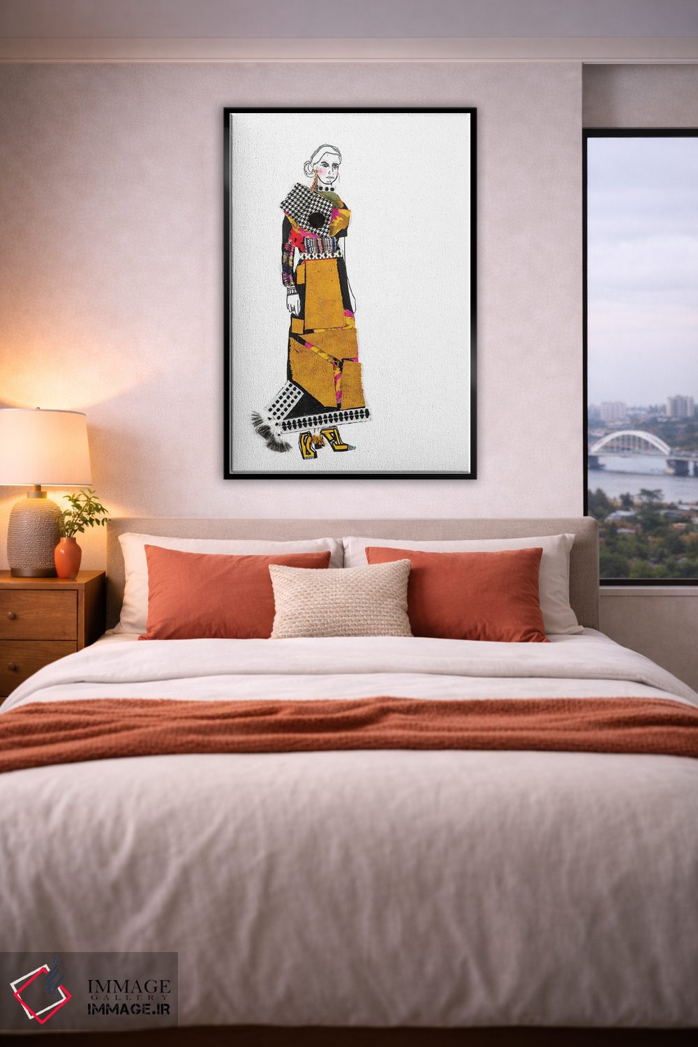 تابلو دکوراتیو او هشت اثر مردیت استیل - D5B