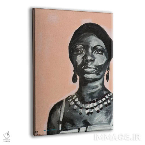 تابلو دکوراتیو نینا اثر مردیت استیل - نمای پرسپکتیو محصول