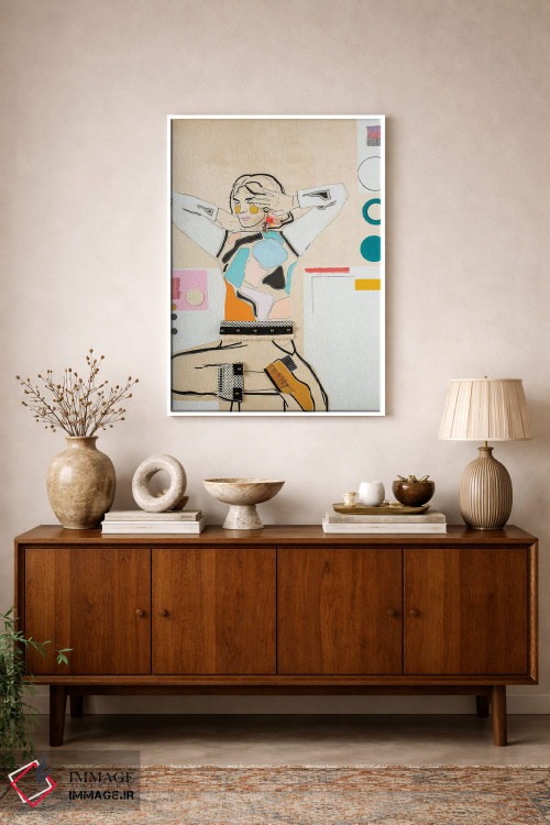 تابلو دکوراتیو او شانزده اثر مردیت استیل - D1W