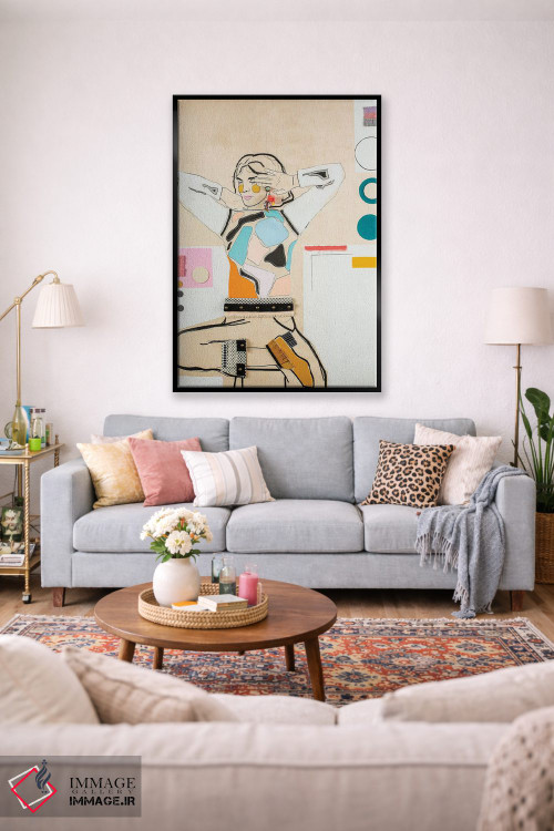 تابلو دکوراتیو او شانزده اثر مردیت استیل - D2B