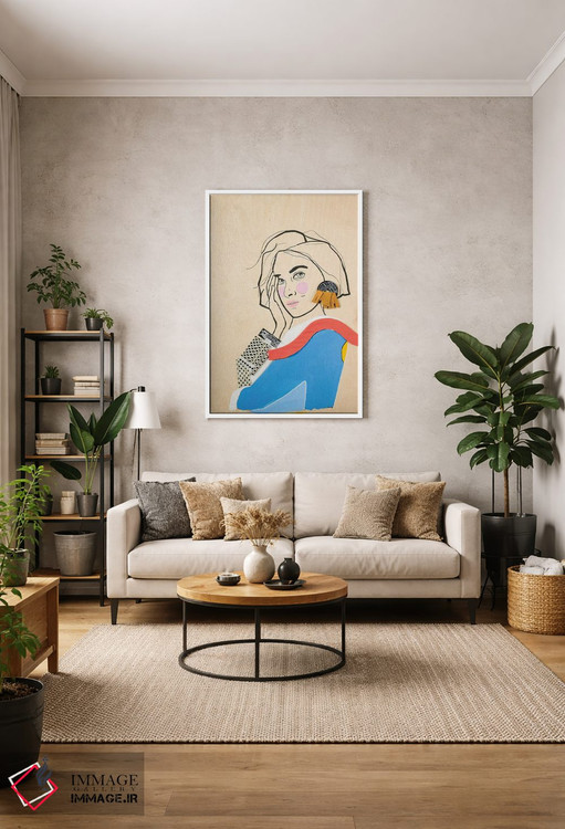 تابلو دکوراتیو او دوازده اثر مردیت استیل - D1W