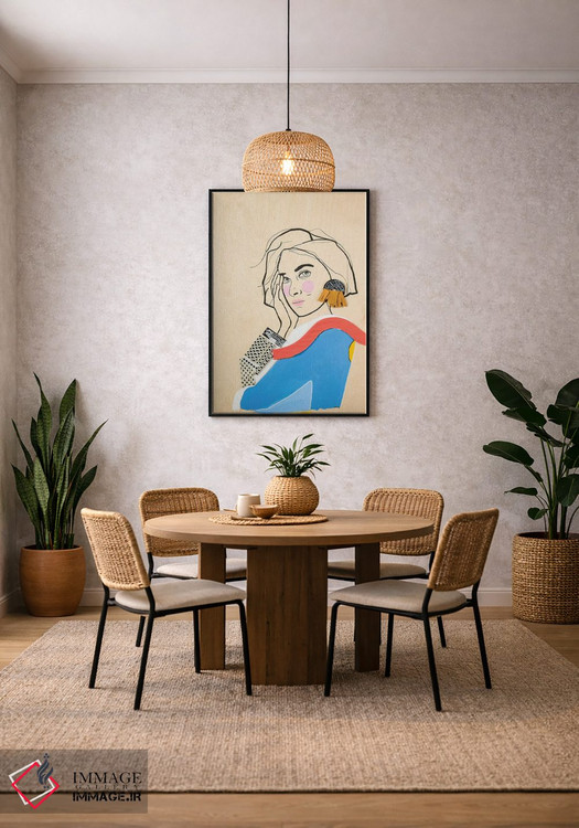 تابلو دکوراتیو او دوازده اثر مردیت استیل - D4B