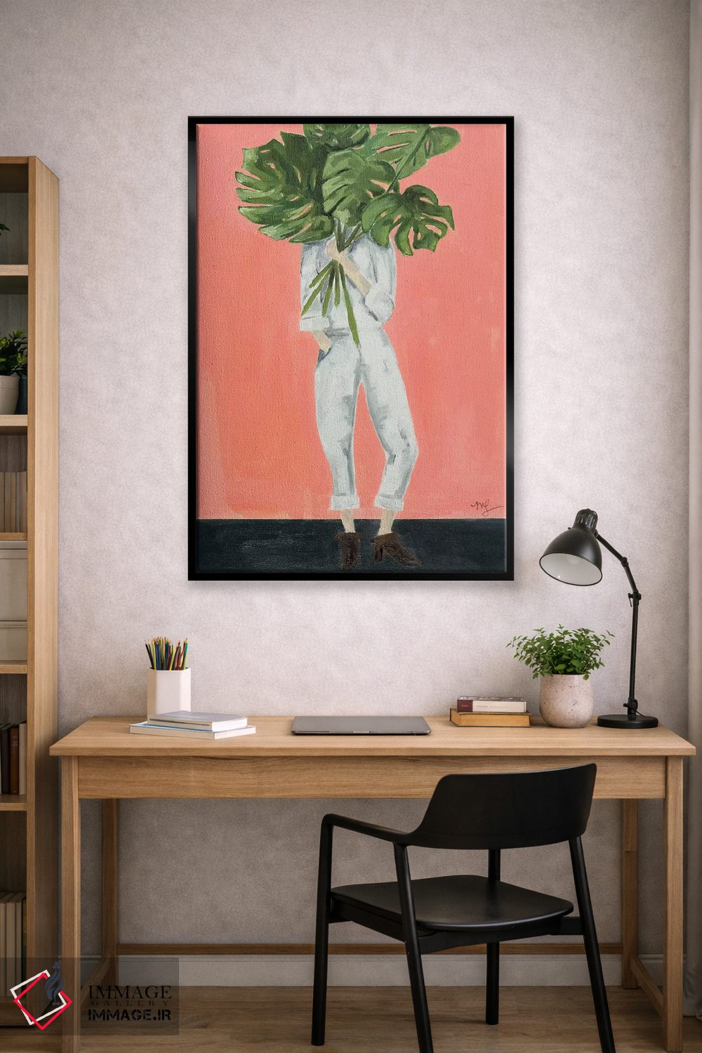 تابلو مدرن مانسترا اثر مردیت استیل - D2B