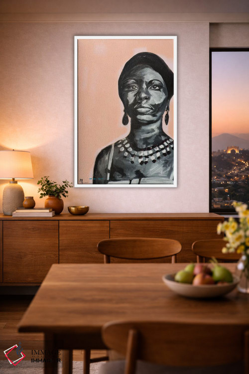 تابلو دکوراتیو نینا اثر مردیت استیل - D1W