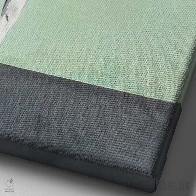 تابلو دکوراتیو رز اثر مردیت استیل - نمای نزدیک بافت بوم