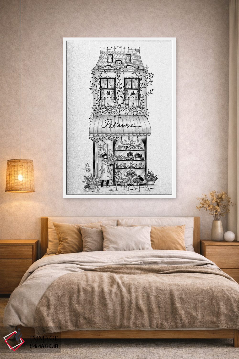 تابلو دکوراتیو قنادی اثر مادالینا تنتارئانو - D1W