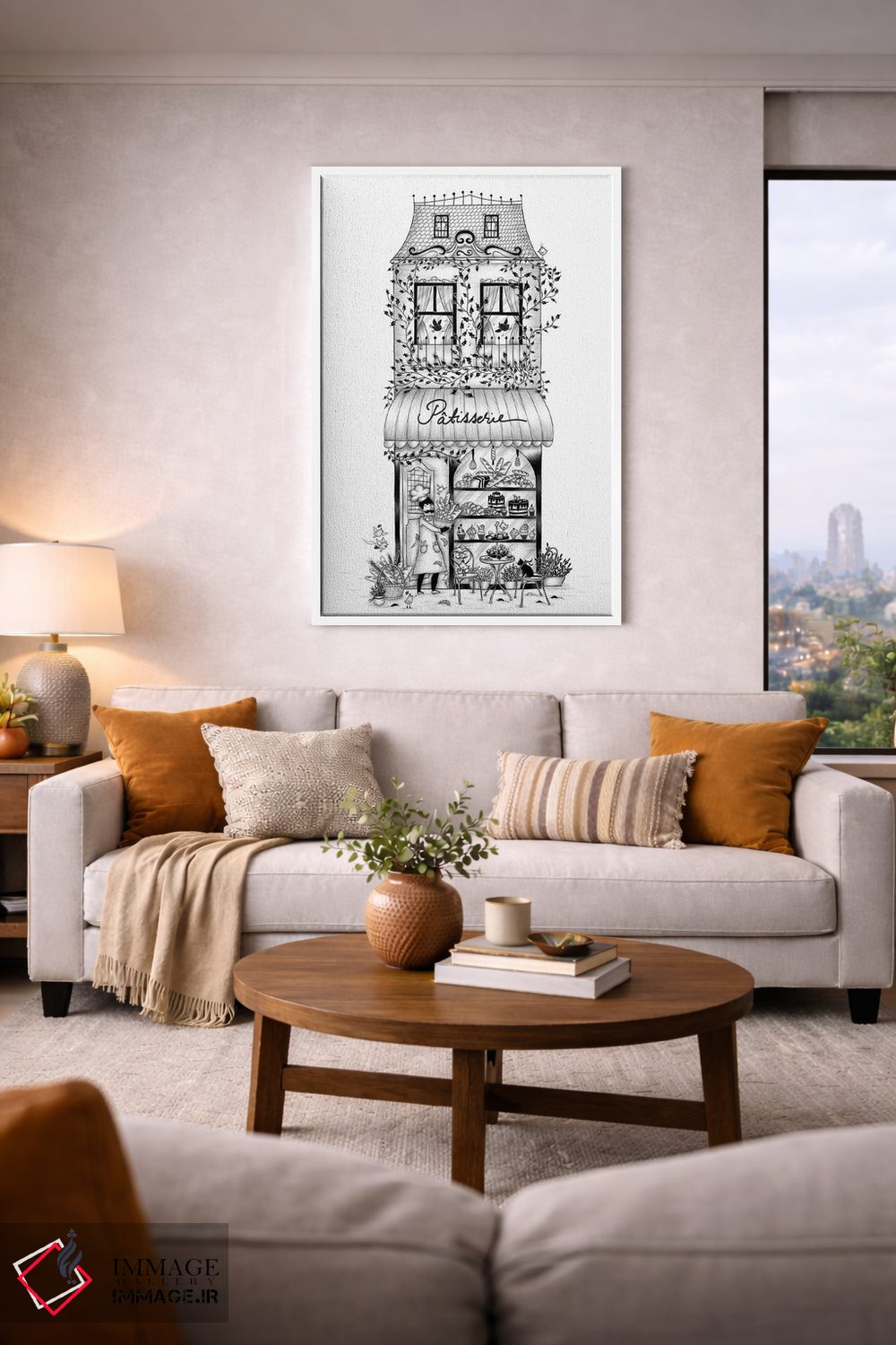 تابلو دکوراتیو قنادی اثر مادالینا تنتارئانو - D4W