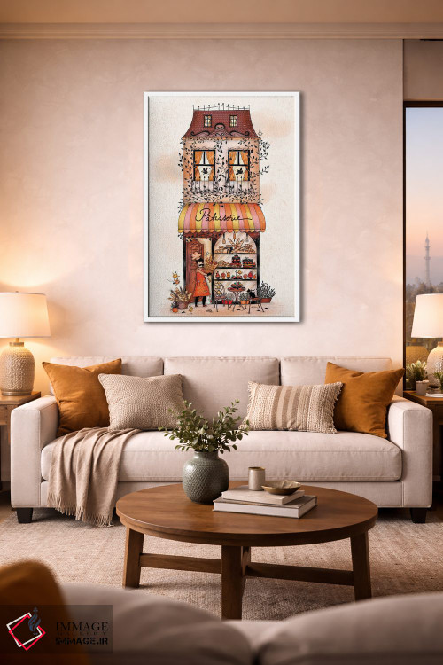 تابلو دکوراتیو رنگ قنادی اثر مادالینا تنتارئانو - D2W