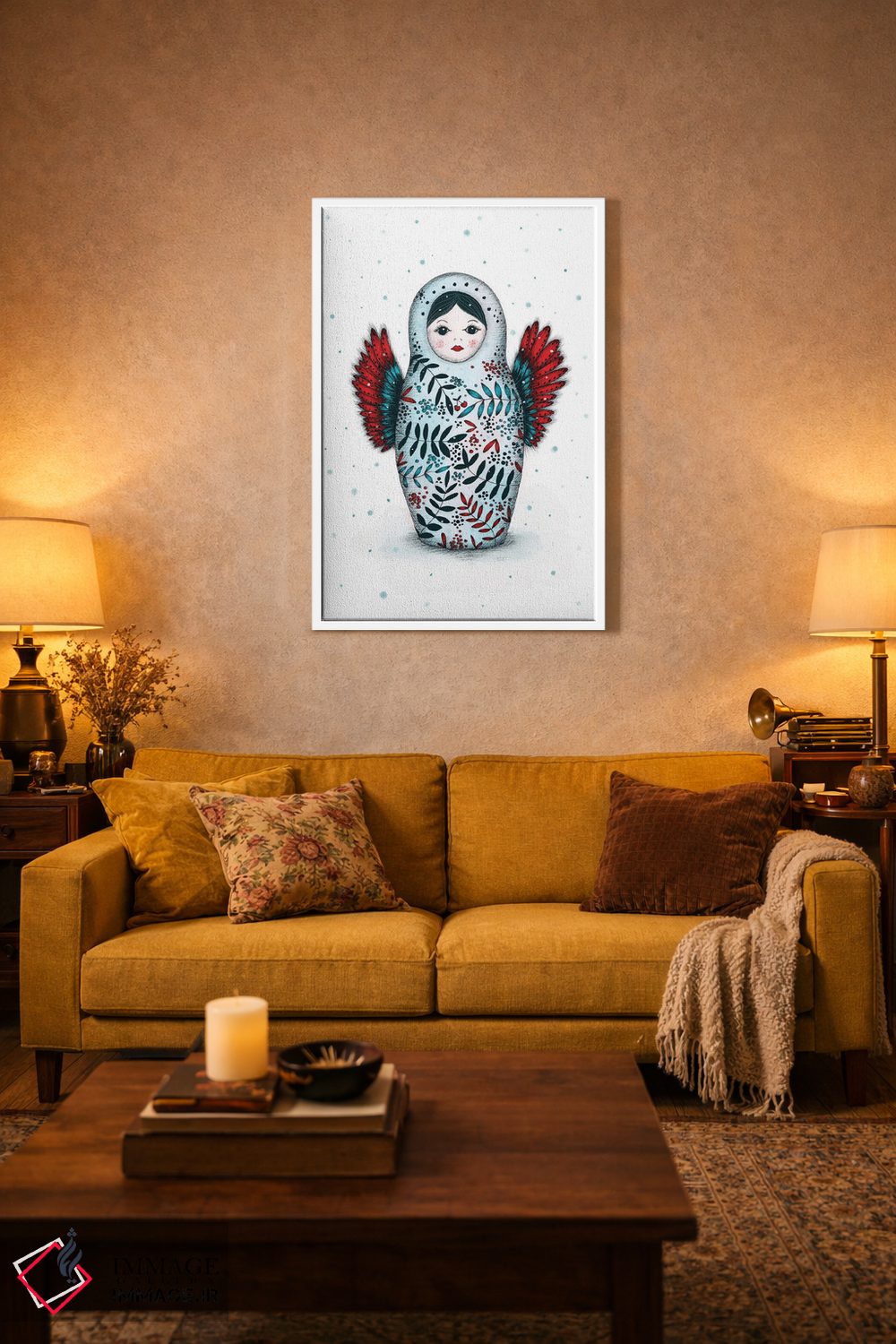 تابلو دکوراتیو ماتریوشکا اثر مادالینا تنتارئانو - D2W