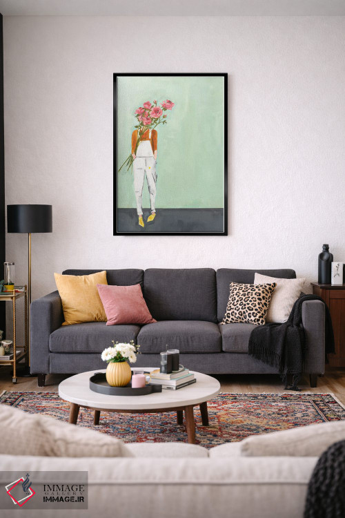 تابلو دکوراتیو رز اثر مردیت استیل - D3B