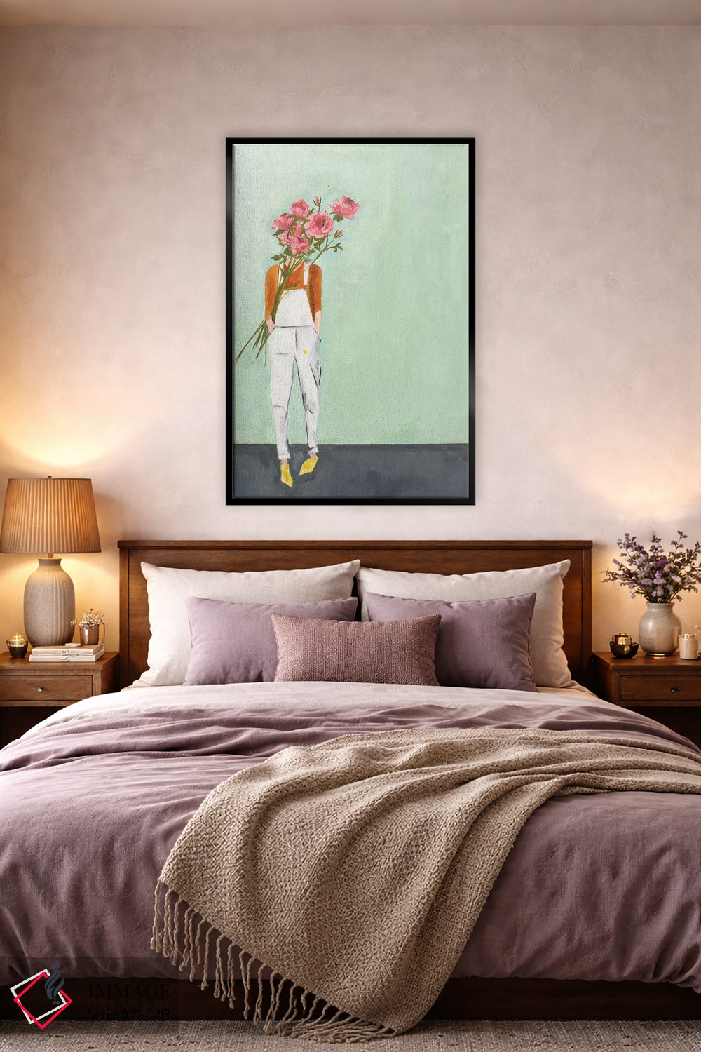 تابلو دکوراتیو رز اثر مردیت استیل - D4B