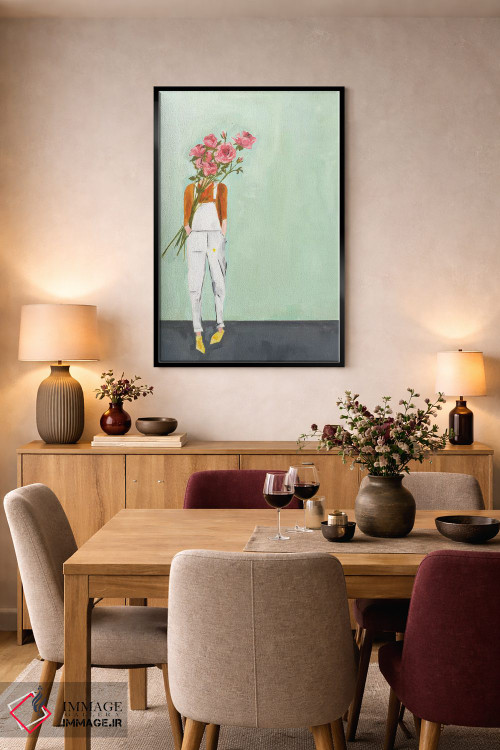 تابلو دکوراتیو رز اثر مردیت استیل - D5B