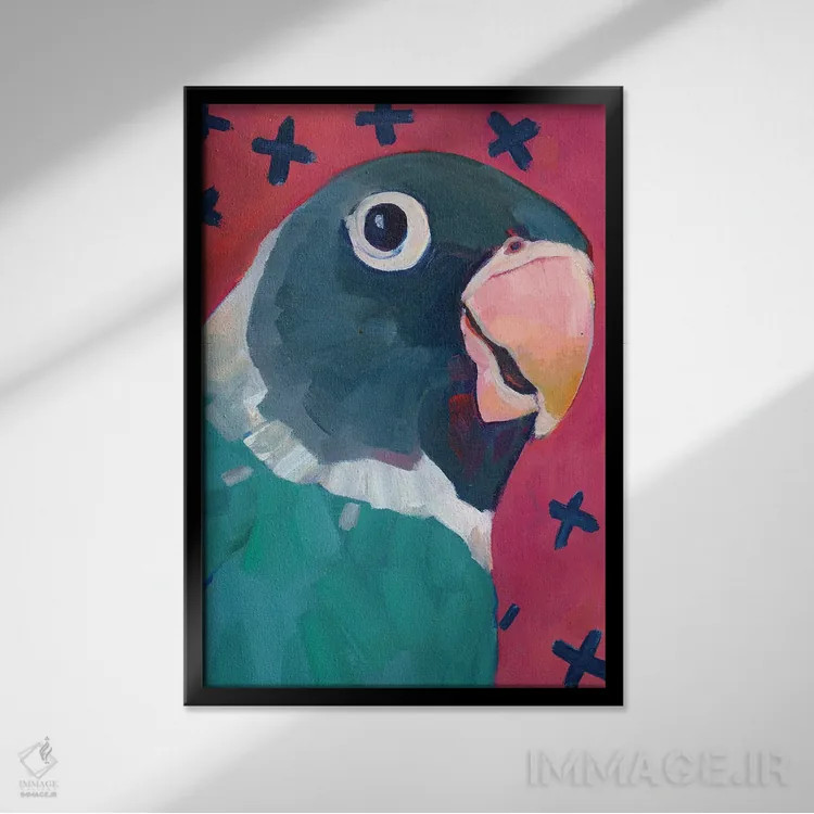 تابلو دکوراتیو کلاید اثر ملیسا رید-دیواین - نمای قابدار مشکی