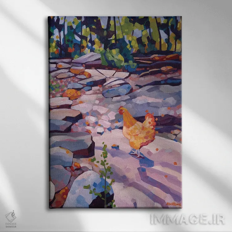 تابلو دکوراتیو یافتن مسیر خودم اثر ملیسا رید-دیواین - نمای روبهرو روی دیوار