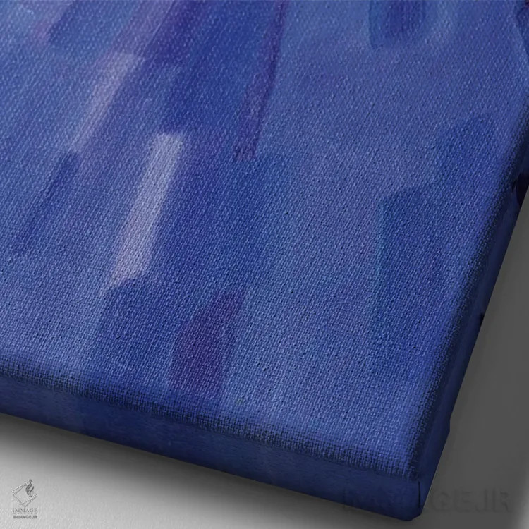 تابلو دکوراتیو تونی چاق اثر ملیسا رید-دیواین - نمای نزدیک بافت بوم