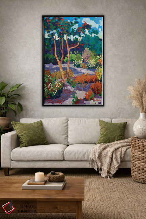 تابلو دکوراتیو من به رنگ ها خواب می بینم اثر ملیسا رید-دیواین - D1B