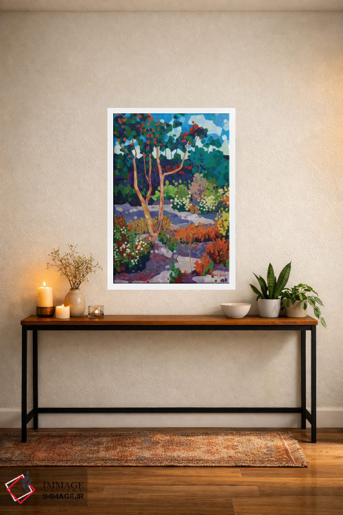 تابلو دکوراتیو من به رنگ ها خواب می بینم اثر ملیسا رید-دیواین - D4W