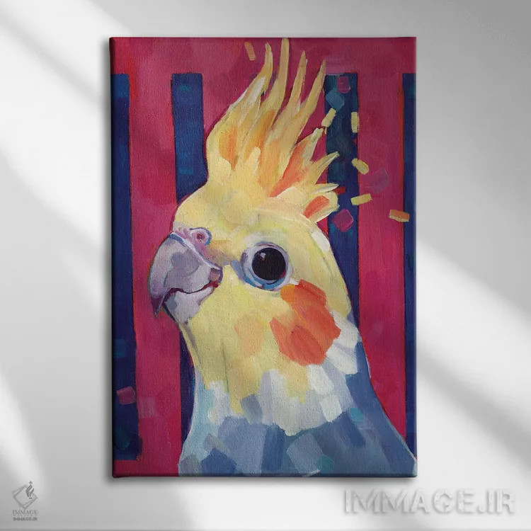 تابلو دکوراتیو زمزمه ها اثر ملیسا رید-دیواین - نمای روبهرو روی دیوار