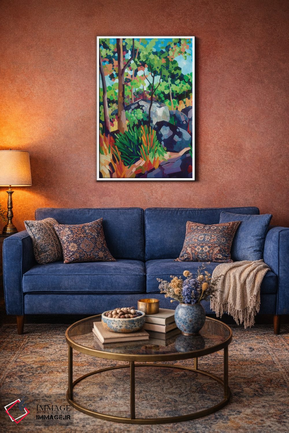 تابلو دکوراتیو لذت در جنگل بی راه اثر ملیسا رید-دیواین - D2W