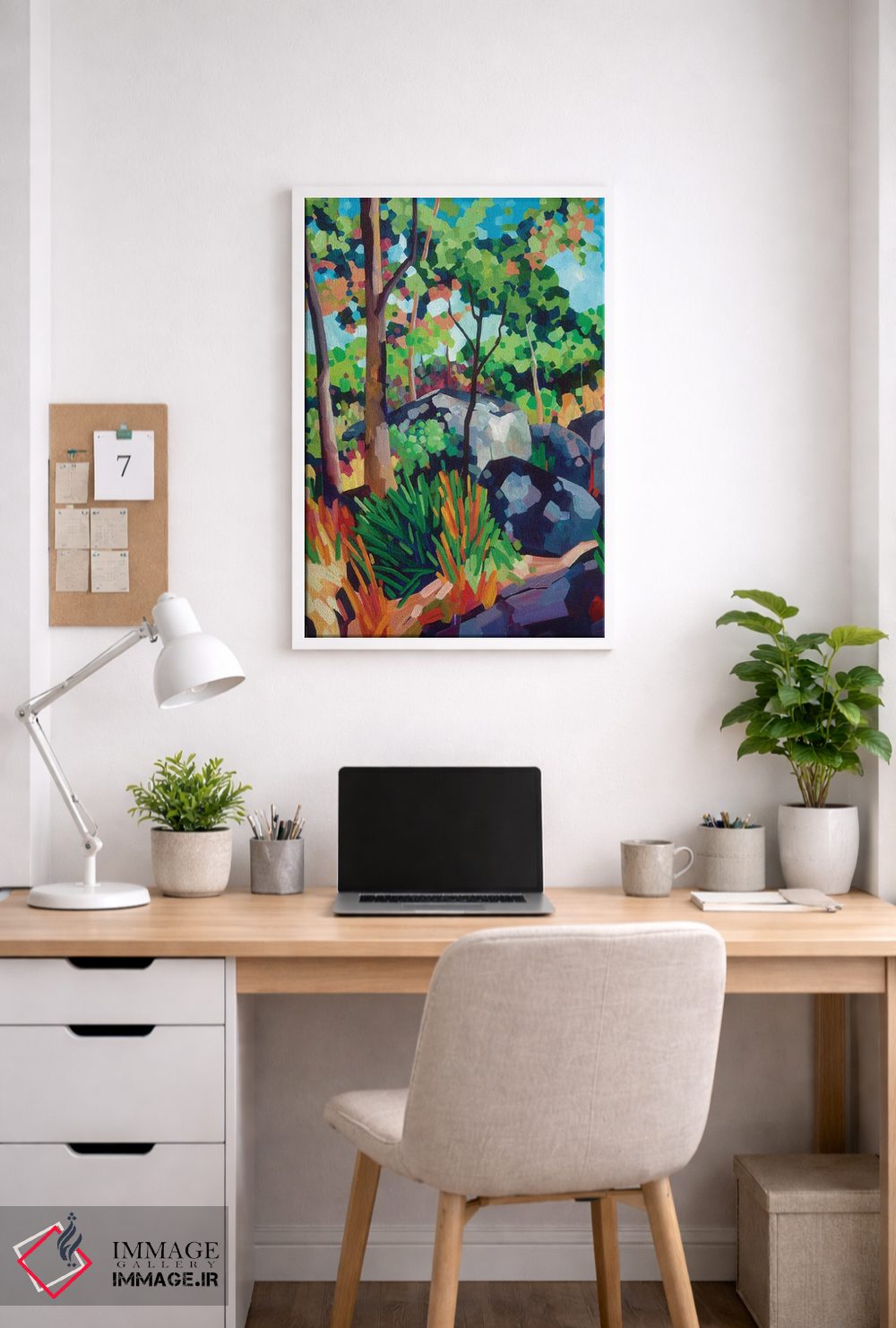 تابلو دکوراتیو لذت در جنگل بی راه اثر ملیسا رید-دیواین - D4W