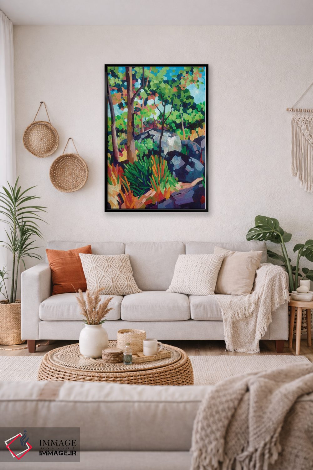 تابلو دکوراتیو لذت در جنگل بی راه اثر ملیسا رید-دیواین - D5B
