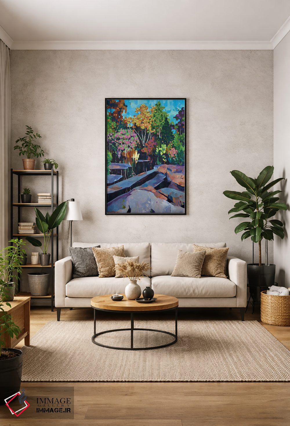 تابلو دکوراتیو آرامش اثر ملیسا رید-دیواین - D1B