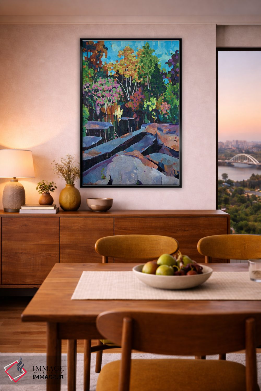 تابلو دکوراتیو آرامش اثر ملیسا رید-دیواین - D6B