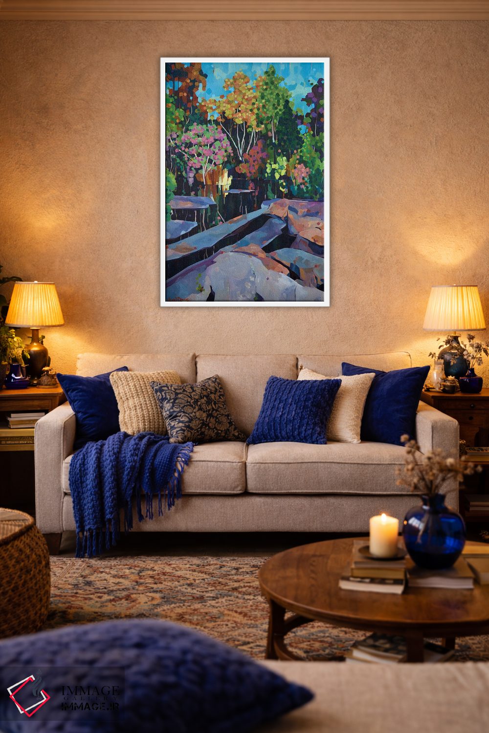 تابلو دکوراتیو آرامش اثر ملیسا رید-دیواین - D4W