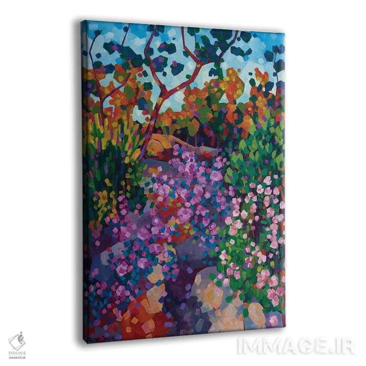 تابلو دکوراتیو زمین آراسته اثر ملیسا رید-دیواین - نمای پرسپکتیو محصول