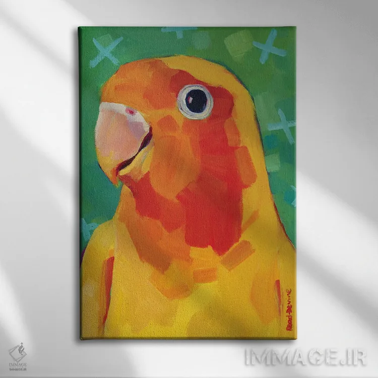 تابلو دکوراتیو بانی اثر ملیسا رید-دیواین - نمای روبهرو روی دیوار