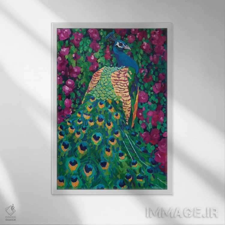 تابلو دکوراتیو باغ ملکه اثر ملیسا رید-دیواین - نمای قابدار سفید