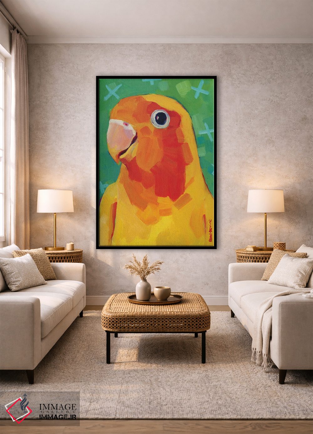 تابلو دکوراتیو بانی اثر ملیسا رید-دیواین - D1B