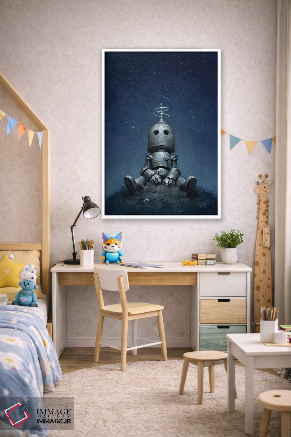 تابلو دکوراتیو وقفه اثر مت دیکسون - D1W