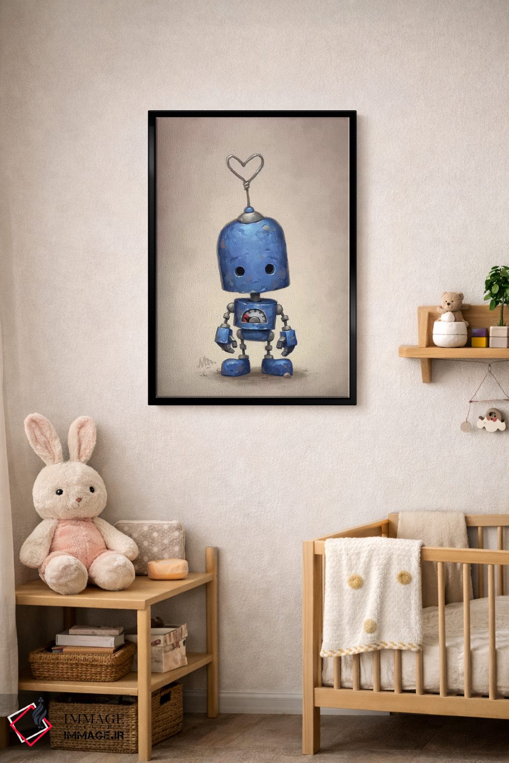 تابلو دکوراتیو آبی اثر مت دیکسون - D5B