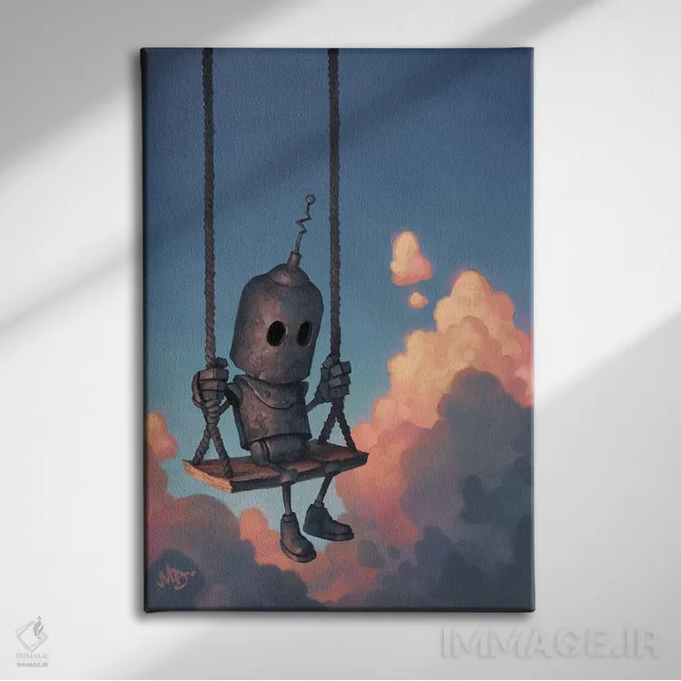 تابلو دکوراتیو هواشناس اثر مت دیکسون - نمای روبهرو روی دیوار