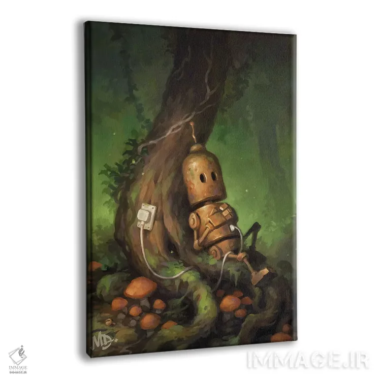 تابلو دکوراتیو در حال شارژ اثر مت دیکسون - نمای پرسپکتیو محصول