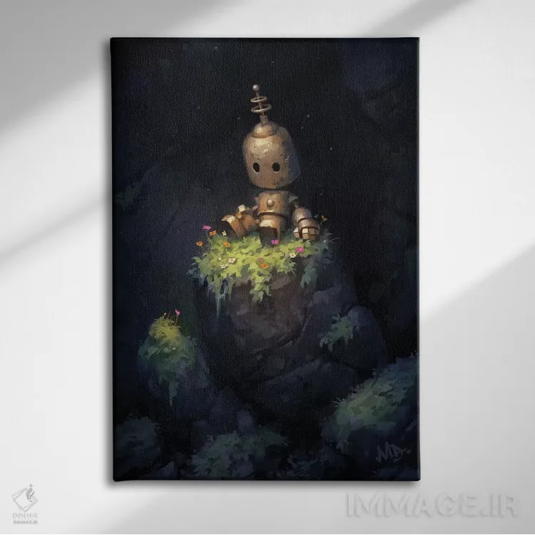 تابلو دکوراتیو باغ مخفی اثر مت دیکسون - نمای روبهرو روی دیوار