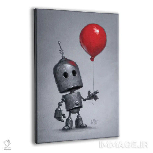 تابلو دکوراتیو بادکنک قرمز اثر مت دیکسون - نمای پرسپکتیو محصول