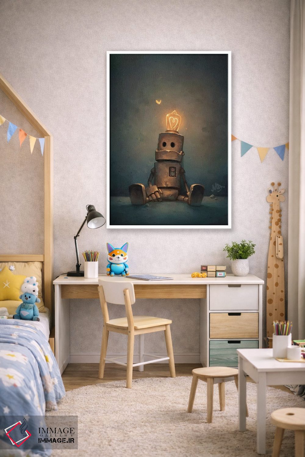 تابلو دکوراتیو صبر اثر مت دیکسون - D1W