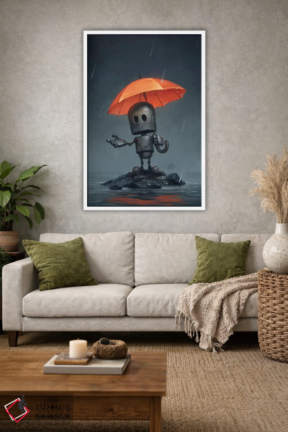 تابلو دکوراتیو فصل بارانی اثر مت دیکسون - D1W