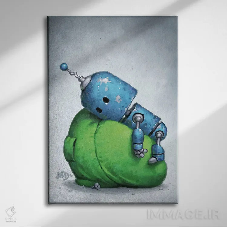 تابلو دکوراتیو باتری کم اثر مت دیکسون - نمای روبهرو روی دیوار