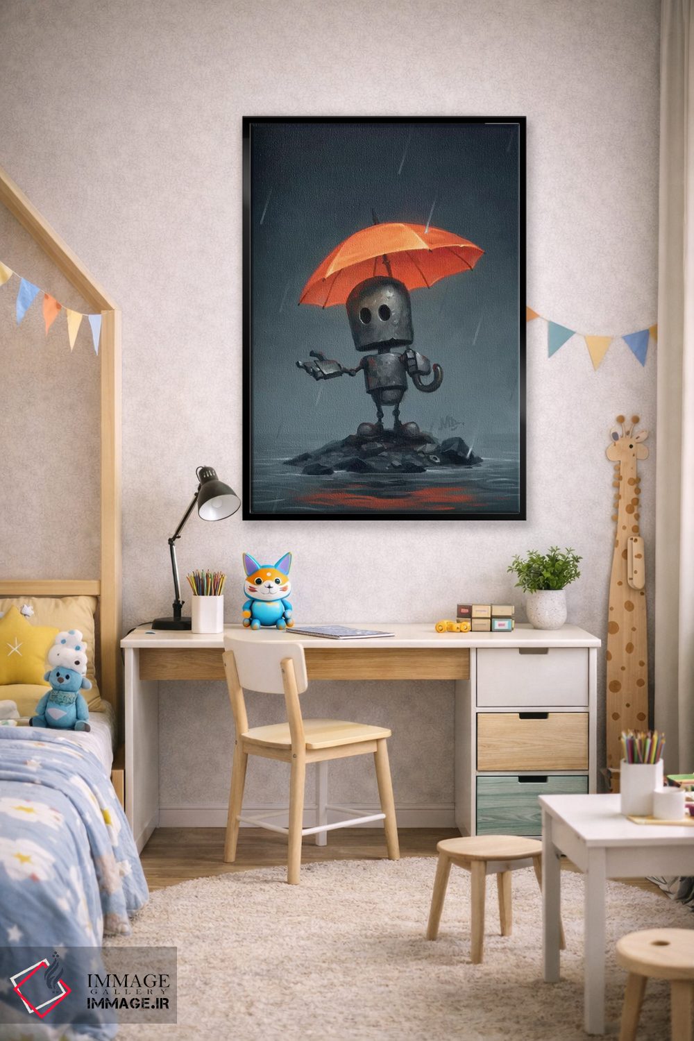 تابلو دکوراتیو فصل بارانی اثر مت دیکسون - D2B