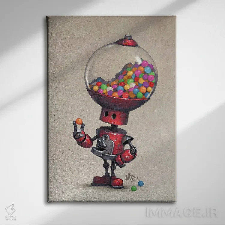 تابلو دکوراتیو خاطرات اثر مت دیکسون - نمای روبهرو روی دیوار