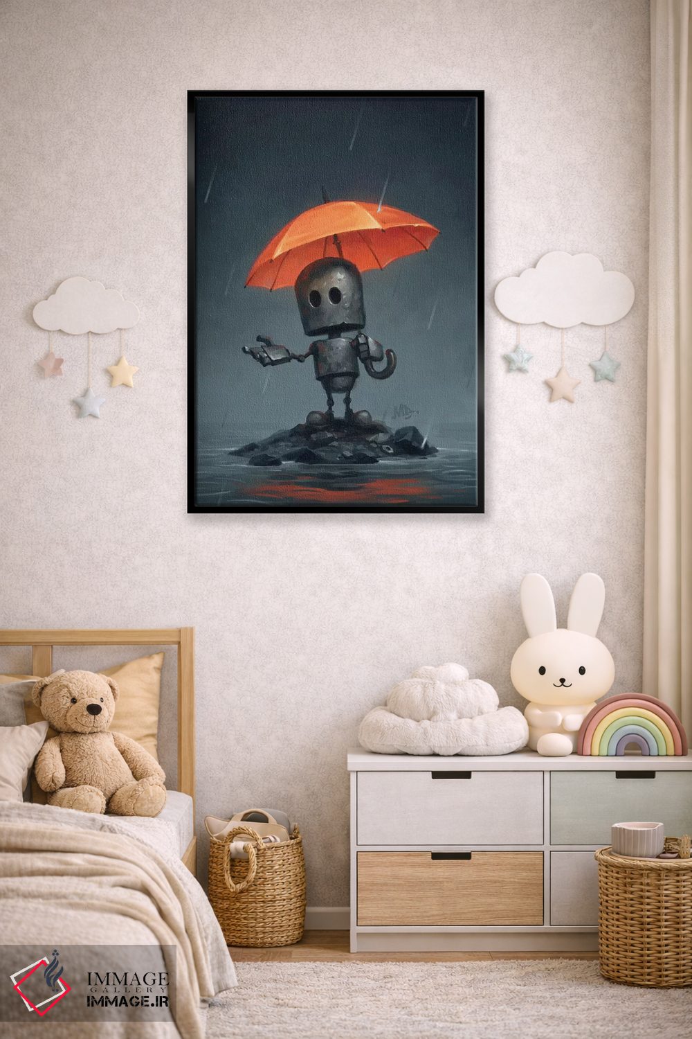 تابلو دکوراتیو فصل بارانی اثر مت دیکسون - D6B