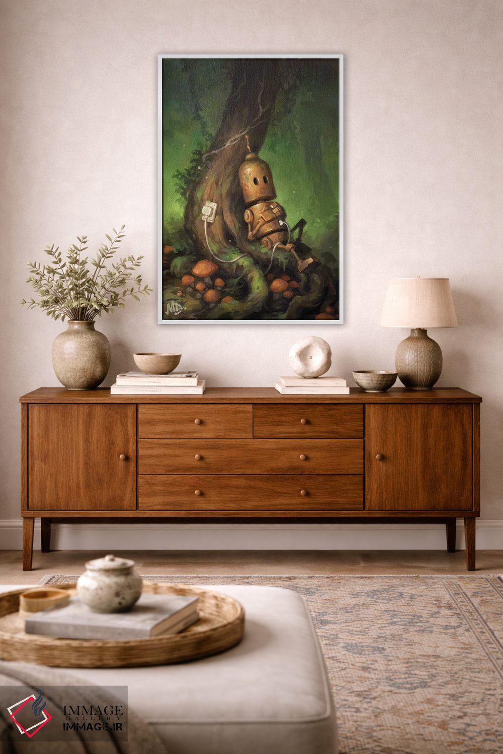 تابلو دکوراتیو در حال شارژ اثر مت دیکسون - D3W