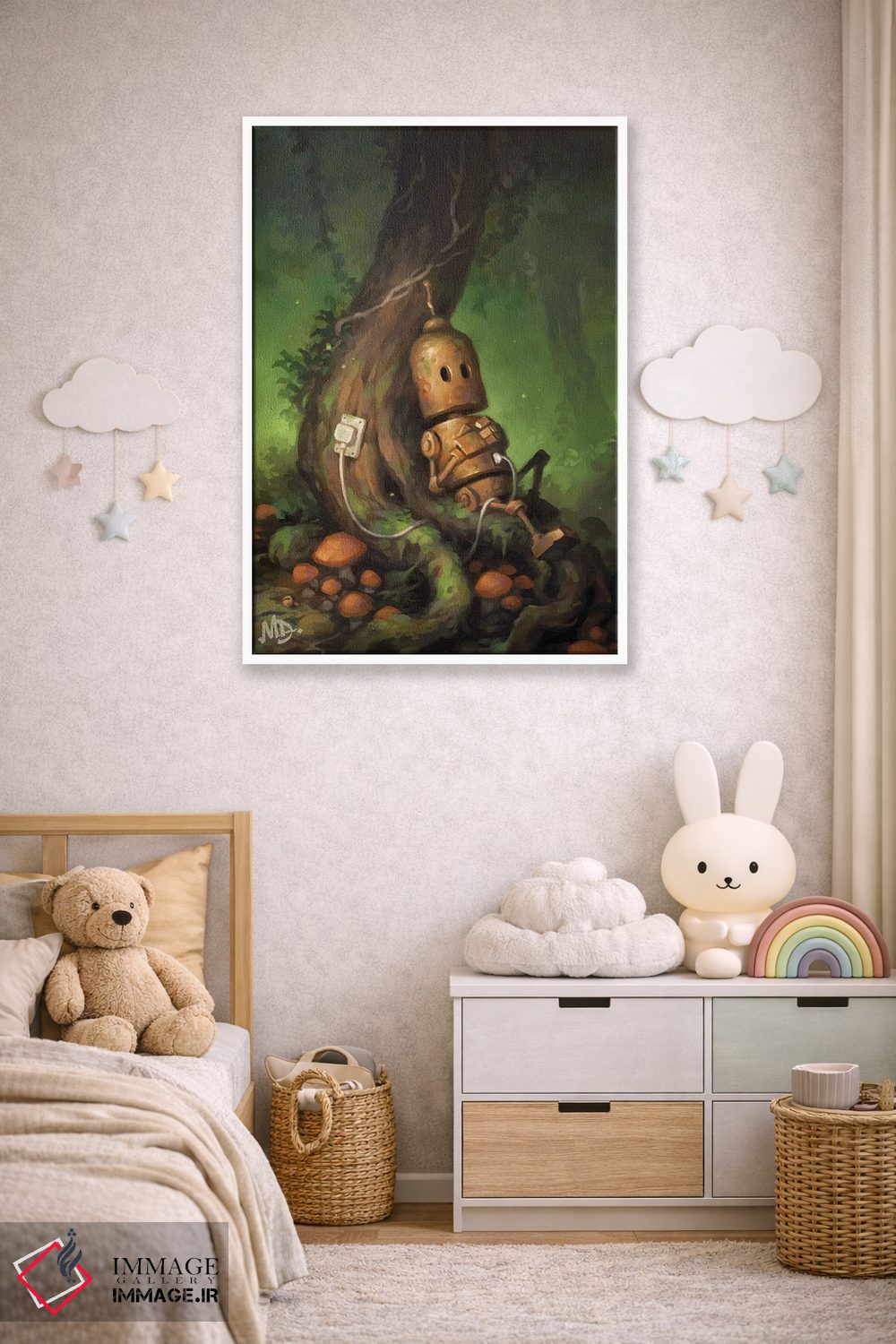 تابلو دکوراتیو در حال شارژ اثر مت دیکسون - D4W