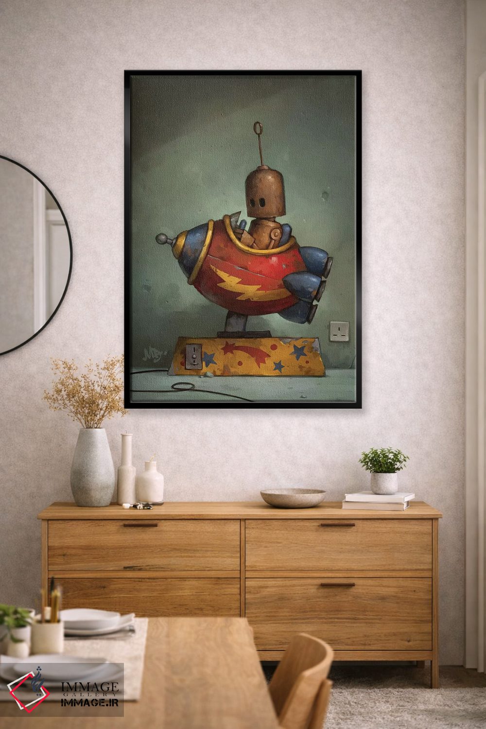 تابلو دکوراتیو رفتن با جسارت اثر مت دیکسون - D2B