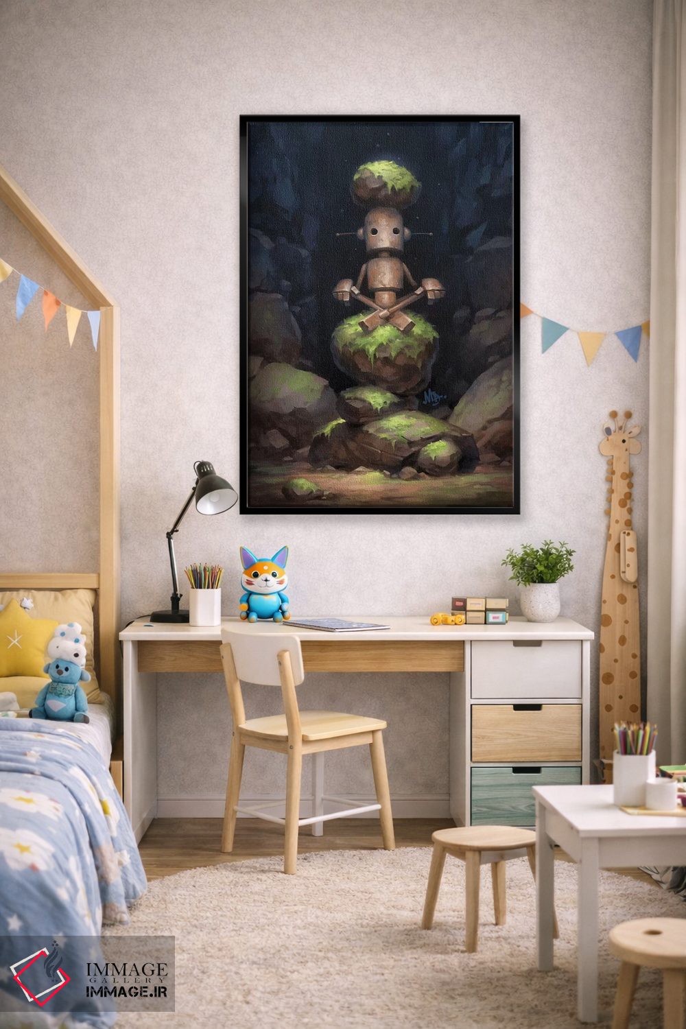 تابلو دکوراتیو توتم اثر مت دیکسون - D2B